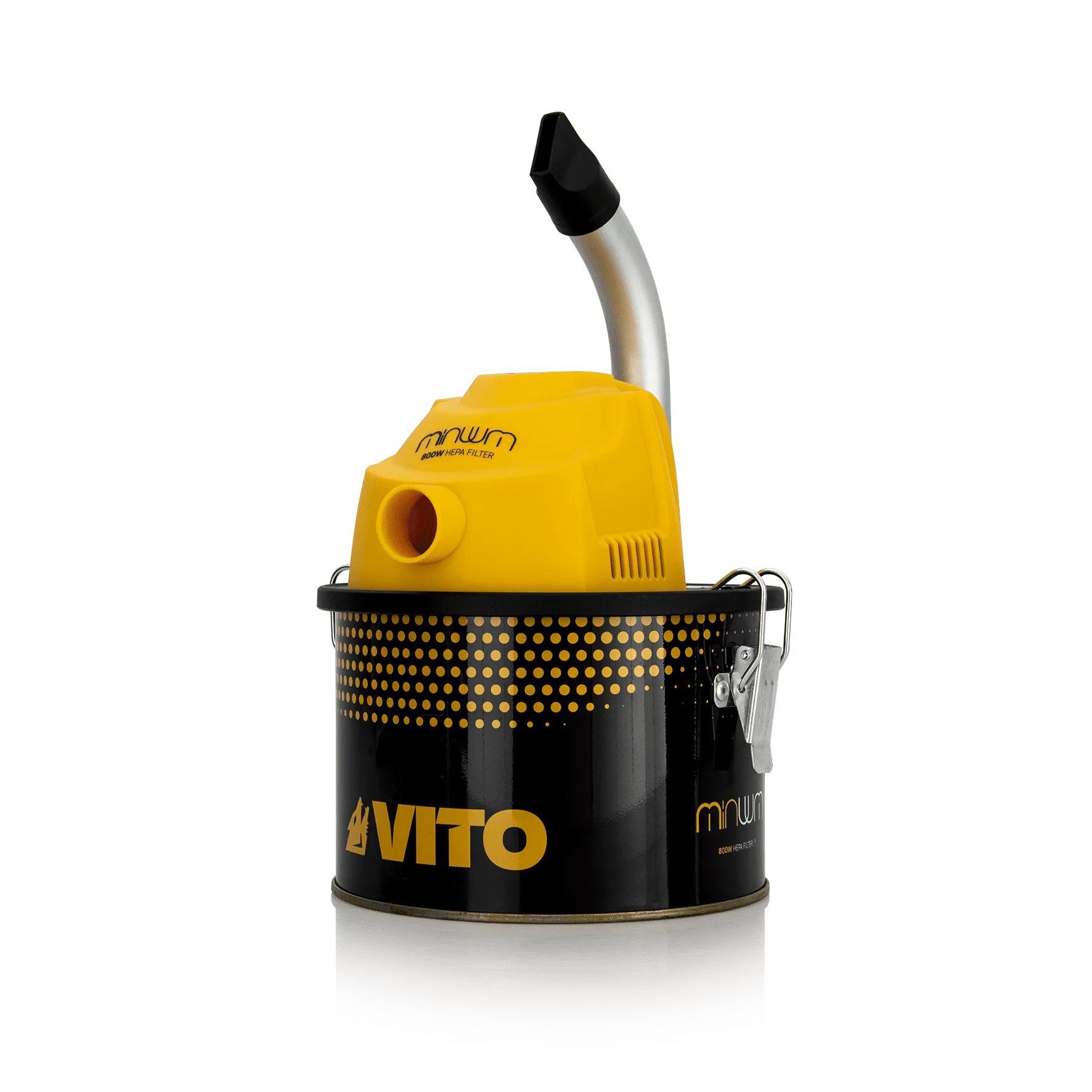 Aspirateur à Cendres Portable Wiltec, 600W, Réservoir 4L, Filtre HEPA - Neuf Pour Cheminée, Poêle
