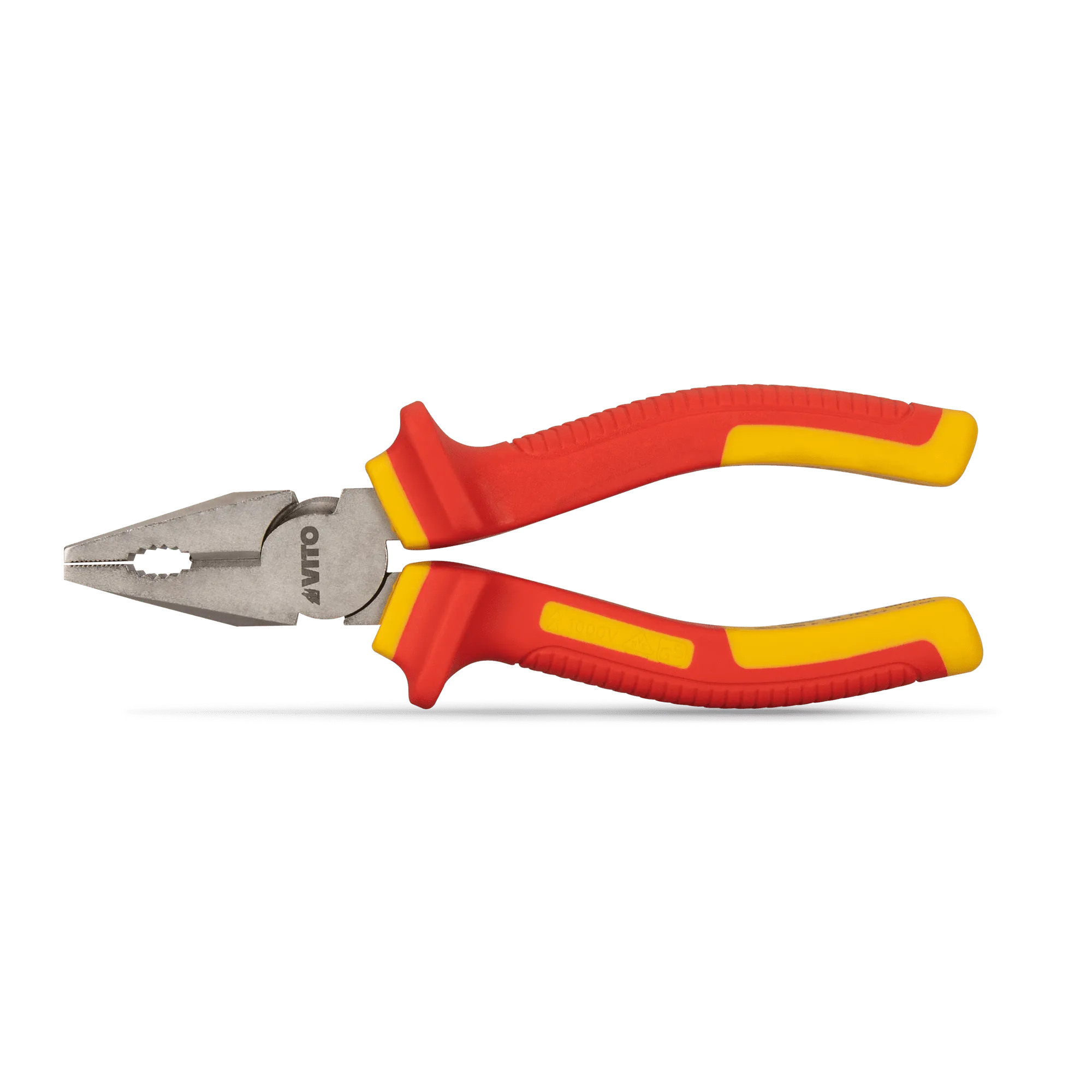 Pince Universelle Isolée VDE 6" (20.3 Cm) - Acier Chrome Vanadium - Poignées Bi-matière Antidérapantes - Certifiée 1000V - SATA ST70333ST