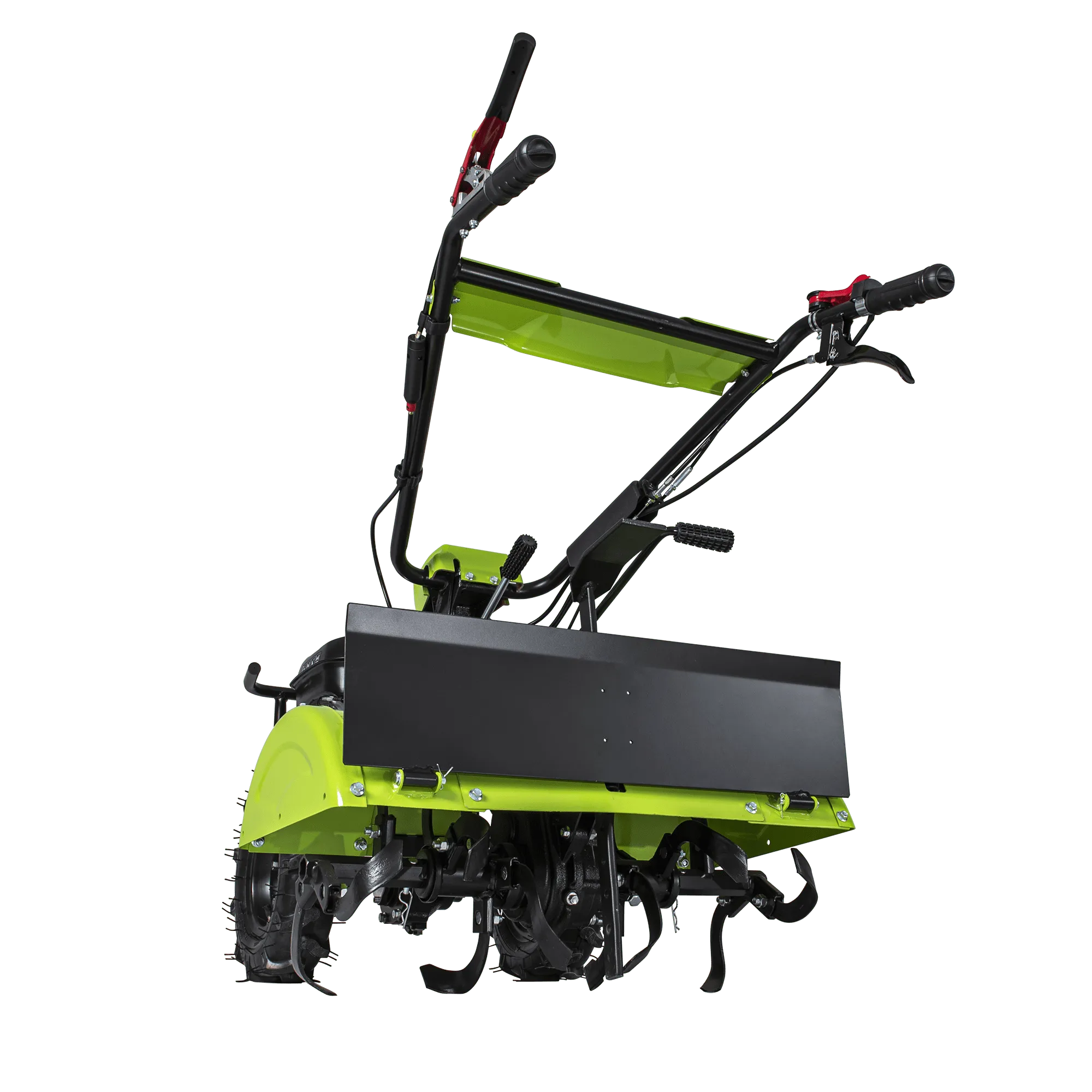Motoculteur Thermique Professionnel 7CV 212cm³ - Largeur 80cm, Fraises Incluses - Pour Jardins Jusqu'à 2500m² - 7