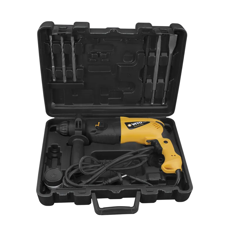FarTools Martello Perforatore SDS+ SKB850 — 3 Funzioni, 3.5J Di Potenza, Con 3 Tracce E 2 Scalpelli Per Lavori Su Cemento E Muratura