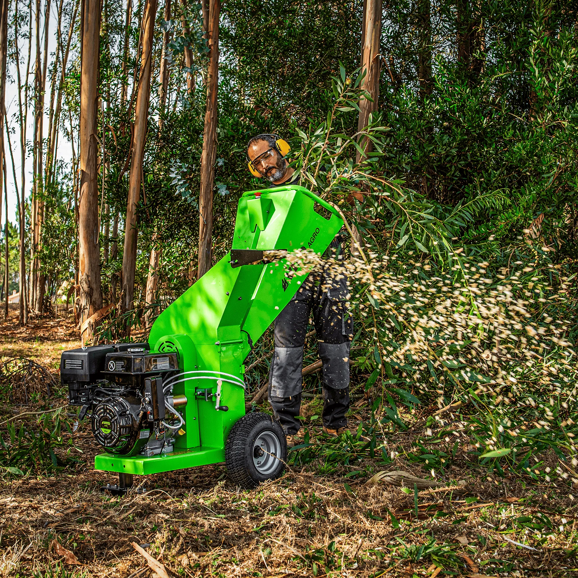 VIBTRG15 | Petrol Wood Shredder 15Hp | VITO