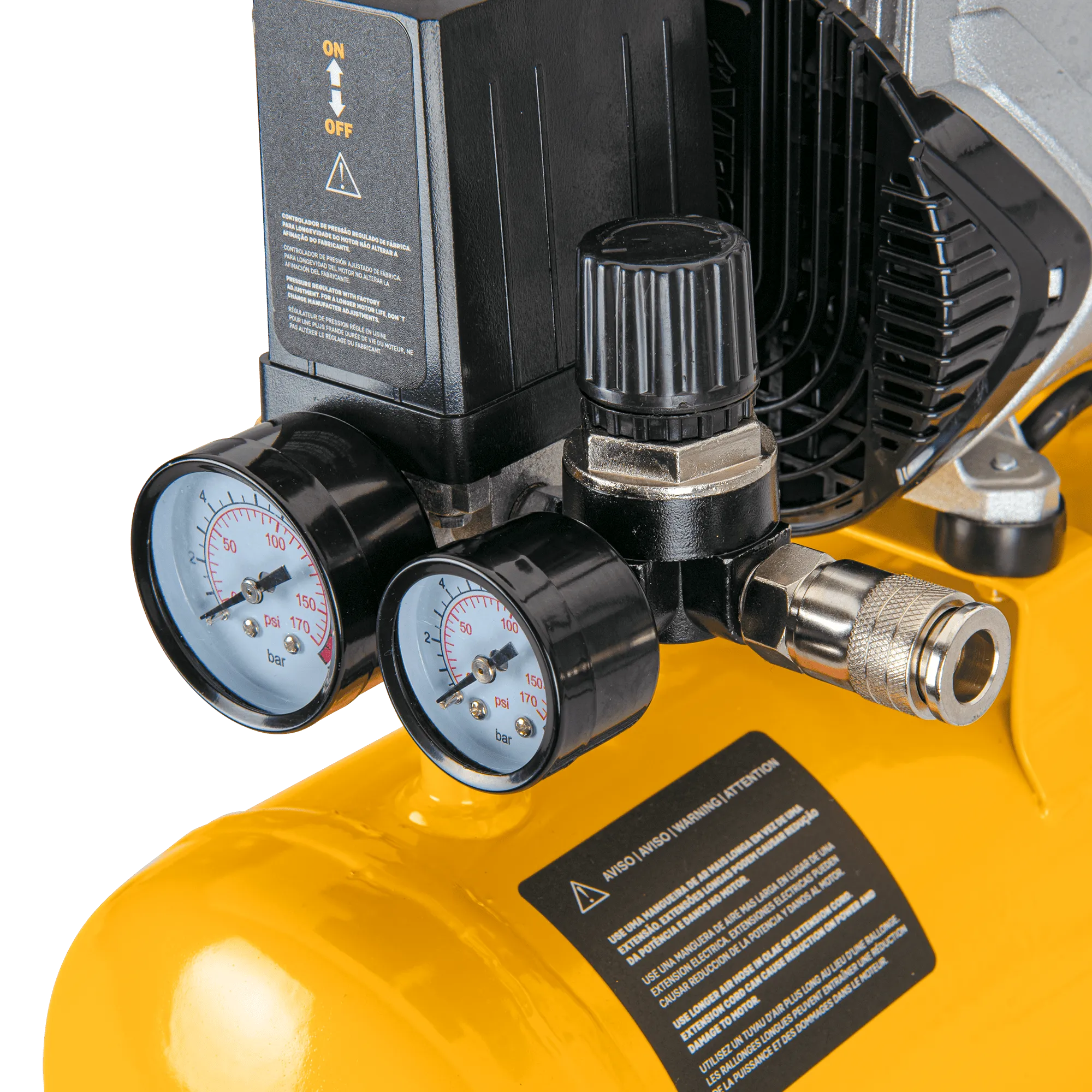 VICSOS8 | Compressor Sem Óleo Silencioso 8Lt 8 Bar 1.5Cv | VITO